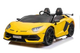 Lamborghini SVJ DRIFT dla 2 dzieci Żółty + Funkcja driftu + Pilot + MP3 LED + Wolny Start