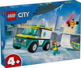 Lego CITY 60403 Karetka i snowboardzista LEGO