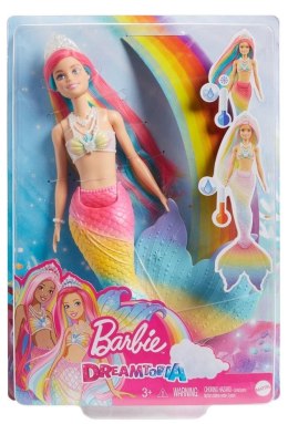 Barbie Dreamtopia. Syrenka tęczowa przemiana Mattel