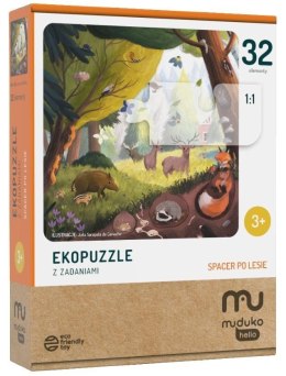 Ekopuzzle 32 Spacer po lesie MUDUKO Muduko