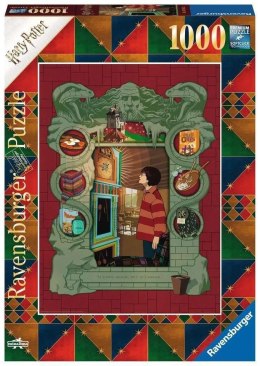 Puzzle 1000 Harry Potter w rodzinie Weasleyów Ravensburger