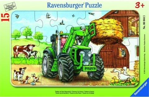 Puzzle 15 Traktor na polu Ravensburger