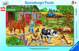Puzzle 15 Życie na farmie Ravensburger