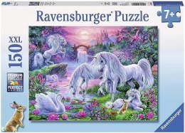 Puzzle 150 Jednorożec o zachodzie słońca Ravensburger