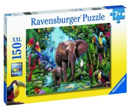 Puzzle 150 Słonie w dżungli XXL Ravensburger