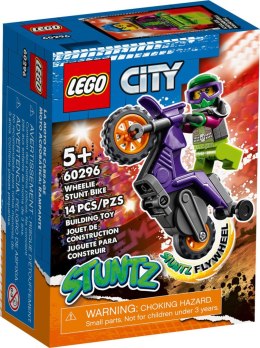 LEGO 60296 City Wheelie na motocyklu kaskaderskim LEGO