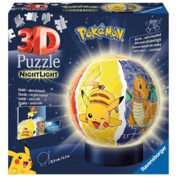 Puzzle 3D 72 Świecąca kula Pokemon Ravensburger