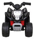 Quad Honda 250X TRX na akumulator Czarny + Klakson + LED + Ekoskóra