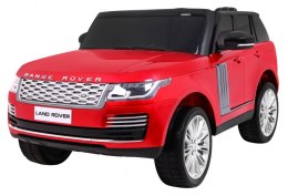 Range Rover HSE Lakierowane Autko dla 2 dzieci Czerwony + Pilot + 5-pkt pasy + Panel audio + LED