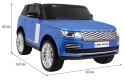 Range Rover HSE Lakierowane Autko dla 2 dzieci Niebieski + Pilot + 5-pkt pasy + Panel audio + LED