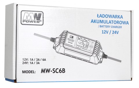 Ładowarka akumulatorowa z Wyświetlaczem LCD 12V i 24V + 2 Tryby specjalne