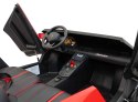 Lamborghini Aventador SV na akumulator dla 2 dzieci Czerwony + Silnik bezszczotkowy + Pompowane koła + Audio LED