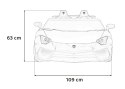 Lamborghini Aventador SV na akumulator dla 2 dzieci Czerwony + Silnik bezszczotkowy + Pompowane koła + Audio LED