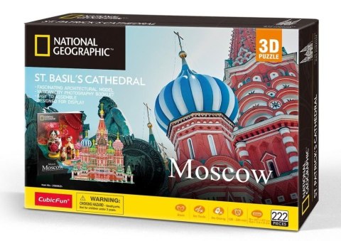 Puzzle 3D Sobór Św. Bazyla National Geographic Cubic Fun