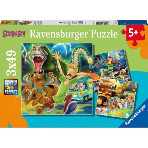 Puzzle dla dzieci 3x49 Scooby Doo Ravensburger