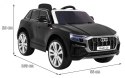 Audi Q8 Lift na akumulator dla dzieci Czarny + Pilot + EVA + Wolny Start + MP3 USB + LED