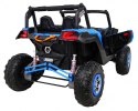 Buggy UTV-MX na akumulator dla dzieci Niebieski + Napęd 4x4 + Pilot + Audio LED + Schowek + EVA + Wolny Start