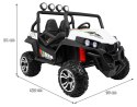 Grand Buggy Strong Lift dla dzieci Biały + Napęd 4x4 + Pilot + Bagażnik + Radio MP3 + LED