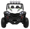 Grand Buggy Strong Lift dla dzieci Biały + Napęd 4x4 + Pilot + Bagażnik + Radio MP3 + LED