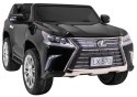 Lexus LX570 Lakierowane Autko dla 2 dzieci Czarny + Pilot + Koła EVA + Radio MP3 LED