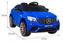 Mercedes Benz GLC63S dla dzieci Niebieski + Pilot + Napęd 4x4 + MP3 LED + EVA + Wolny Start