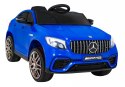 Mercedes Benz GLC63S dla dzieci Niebieski + Pilot + Napęd 4x4 + MP3 LED + EVA + Wolny Start